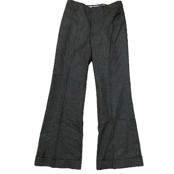 Gap Wool Flannel Trousers - 4 gray flannel , wool nylon spandex , - Picture 1 of 5